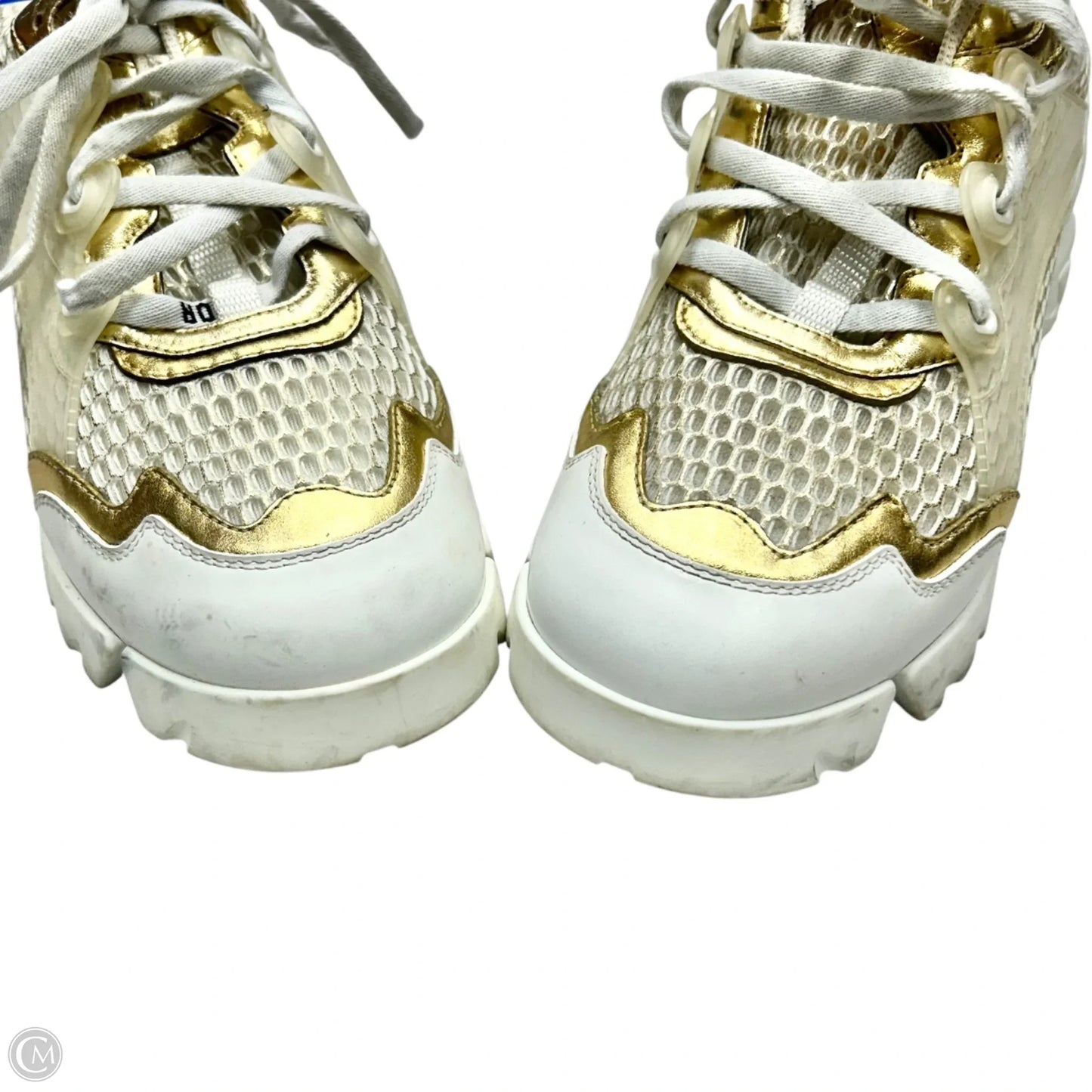 Shoes Luxury Designer By Christian Dior In White, Size: 8.5