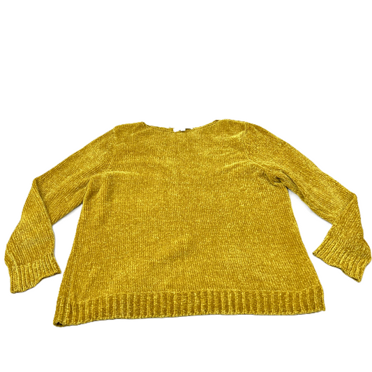 Yellow Sweater By Loft, Size: 1x