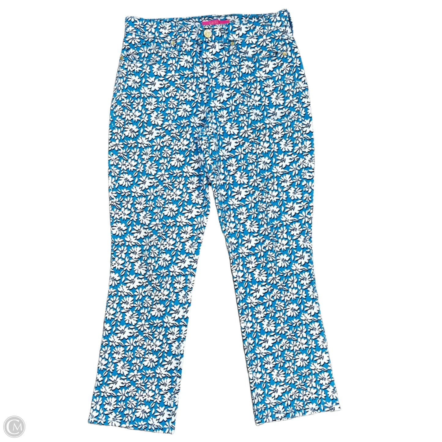 Pants Designer By Lilly Pulitzer In Floral Print, Size: 4