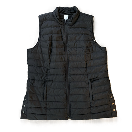 Vest Puffer & Quilted By J. Jill In Black, Size: Xl