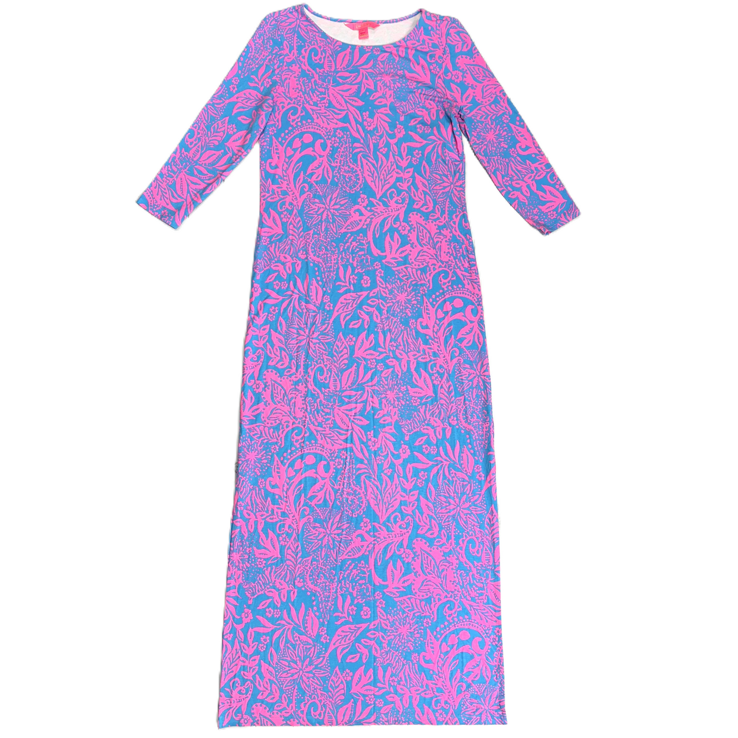 Dress Designer By Lilly Pulitzer In Blue & Pink, Size: S