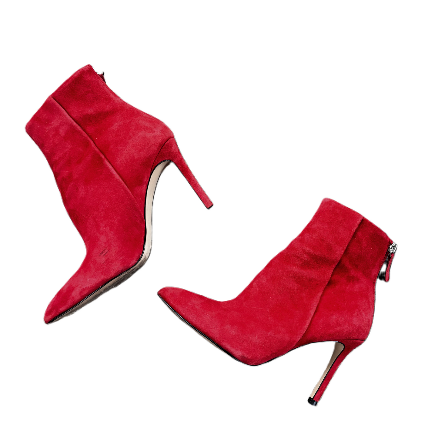 Boots Ankle Heels By Steve Madden In Red, Size: 6