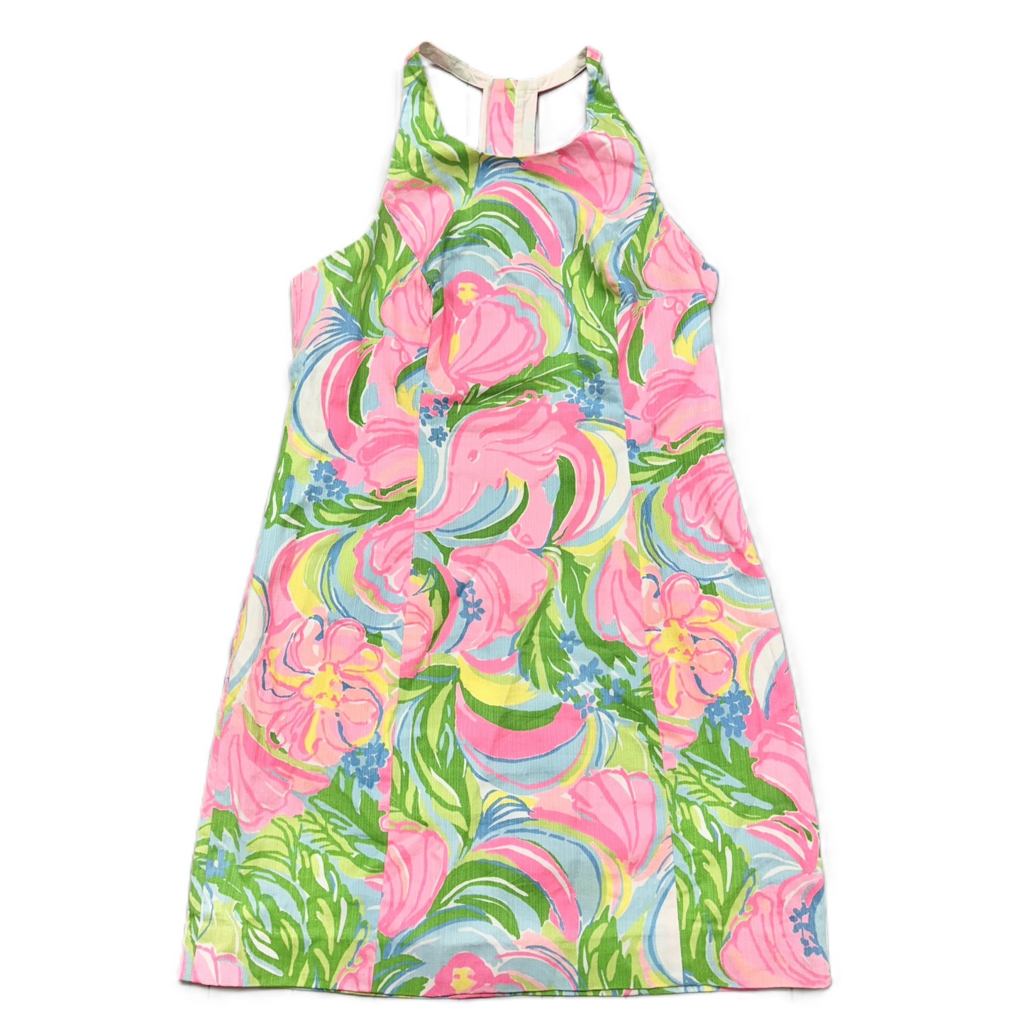 Dress Designer By Lilly Pulitzer In Green & Pink, Size: S