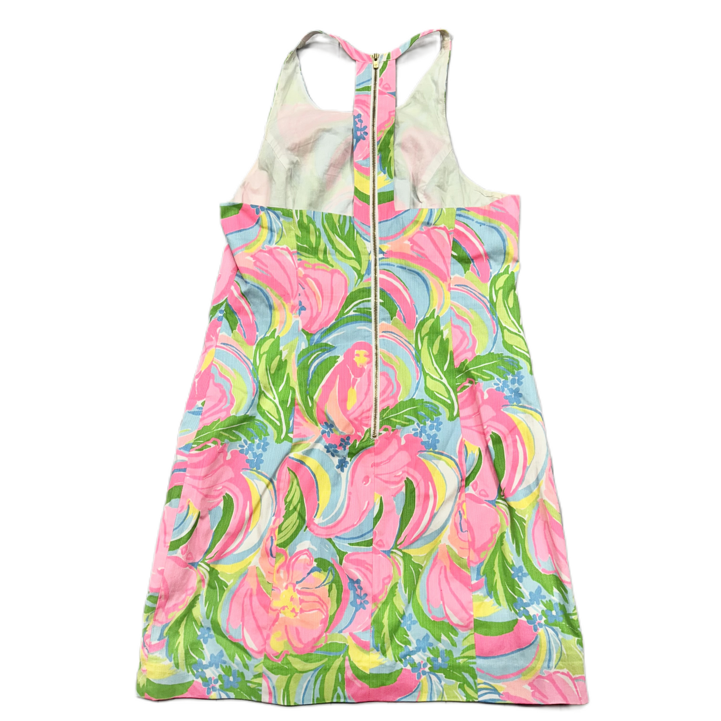 Dress Designer By Lilly Pulitzer In Green & Pink, Size: S