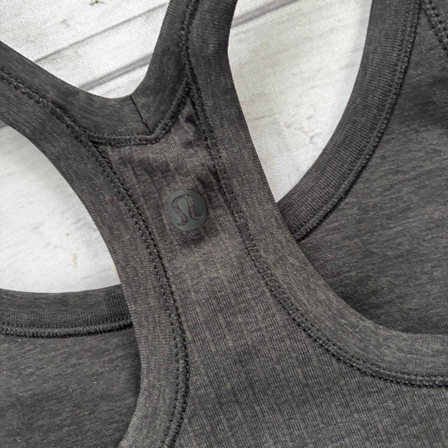 Athletic Tank Top By Lululemon In Grey, Size: 2