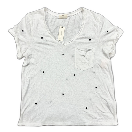 Top Short Sleeve By T.la In White, Size: M