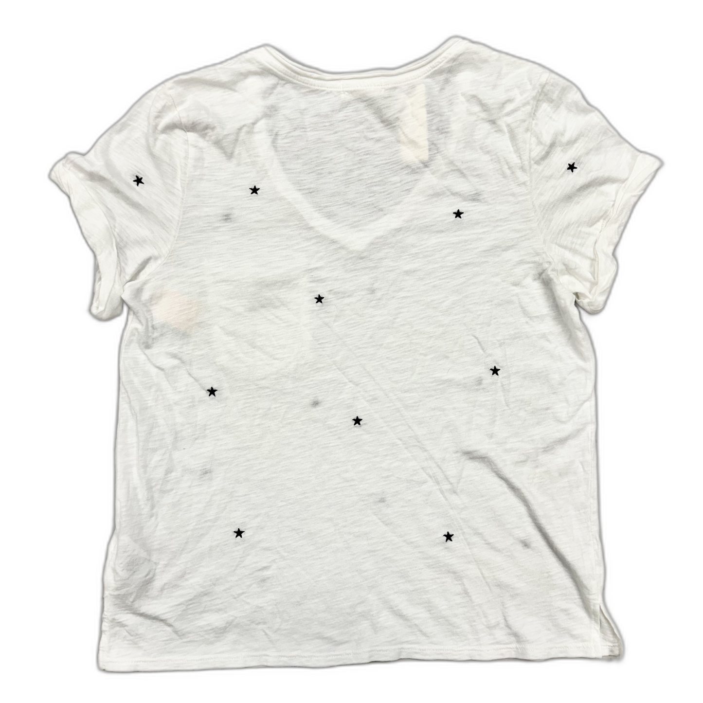 Top Short Sleeve By T.la In White, Size: M