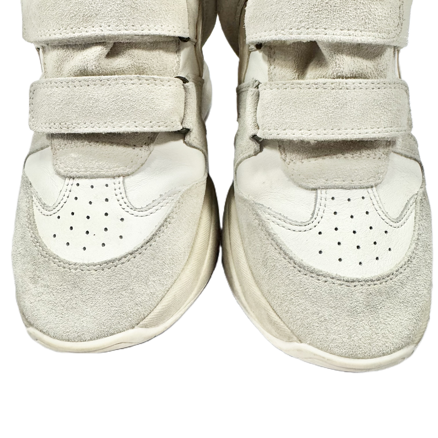 Shoes Designer By Isabel Marant In Grey & White, Size: 8.5