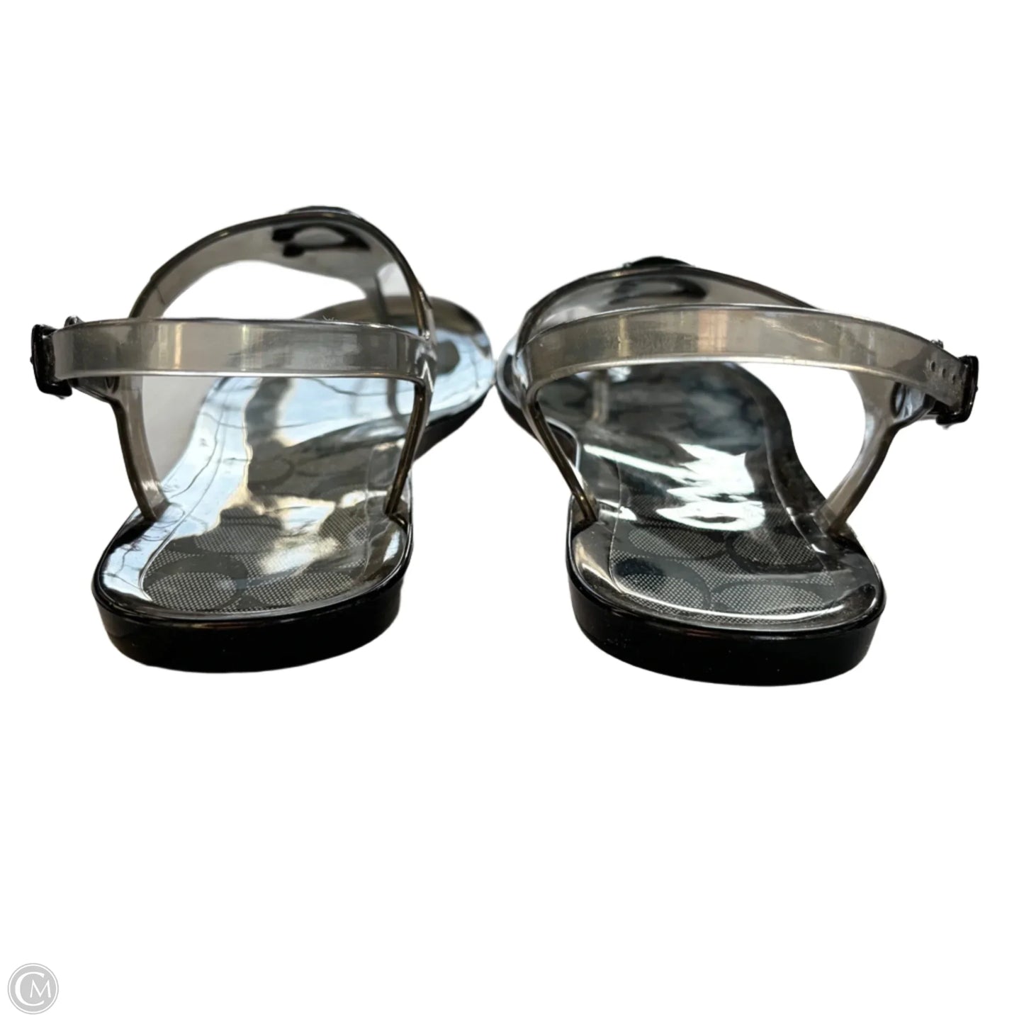 Sandals Designer By Coach In Black, Size: 7