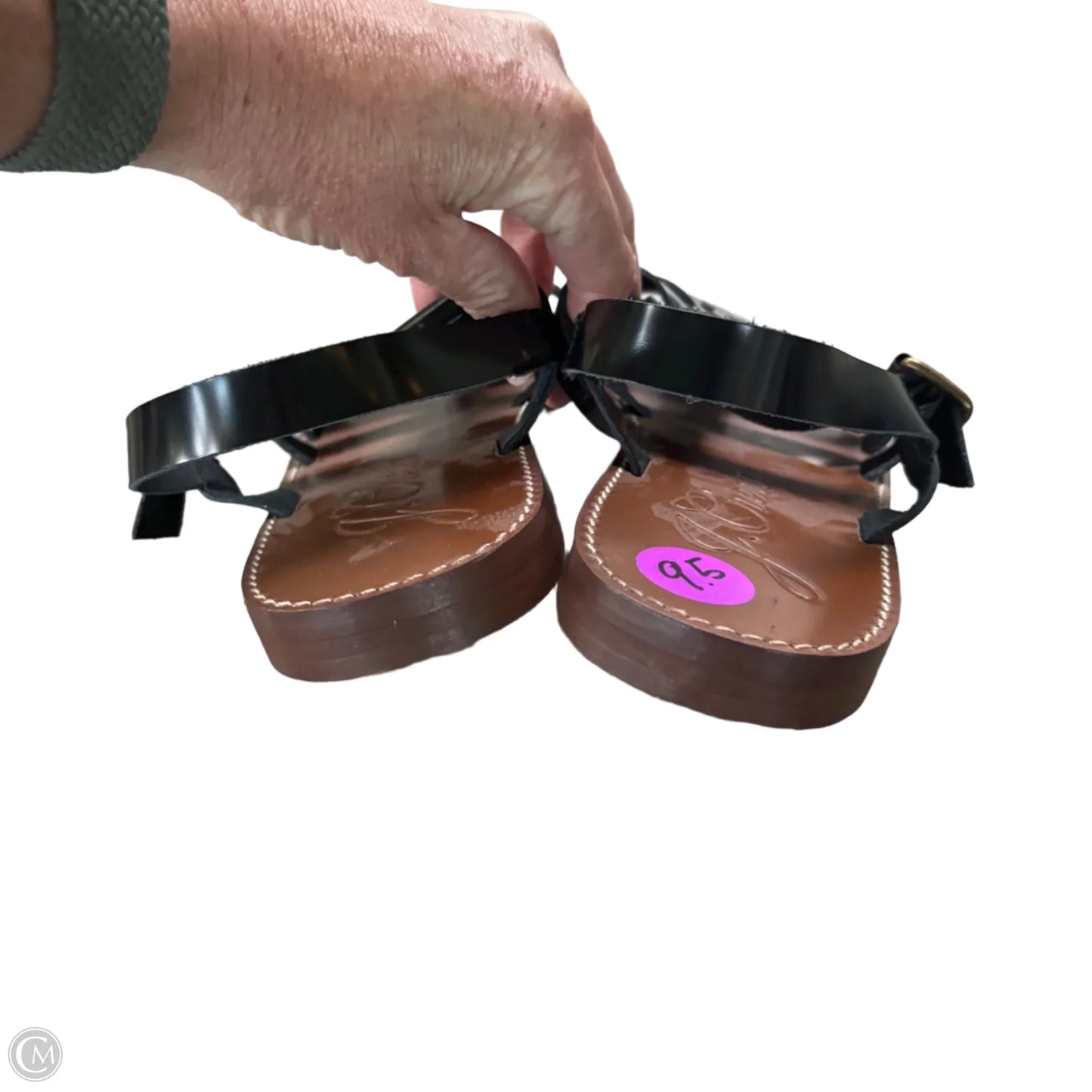 Sandals Flats By J. Crew In Black, Size: 9.5