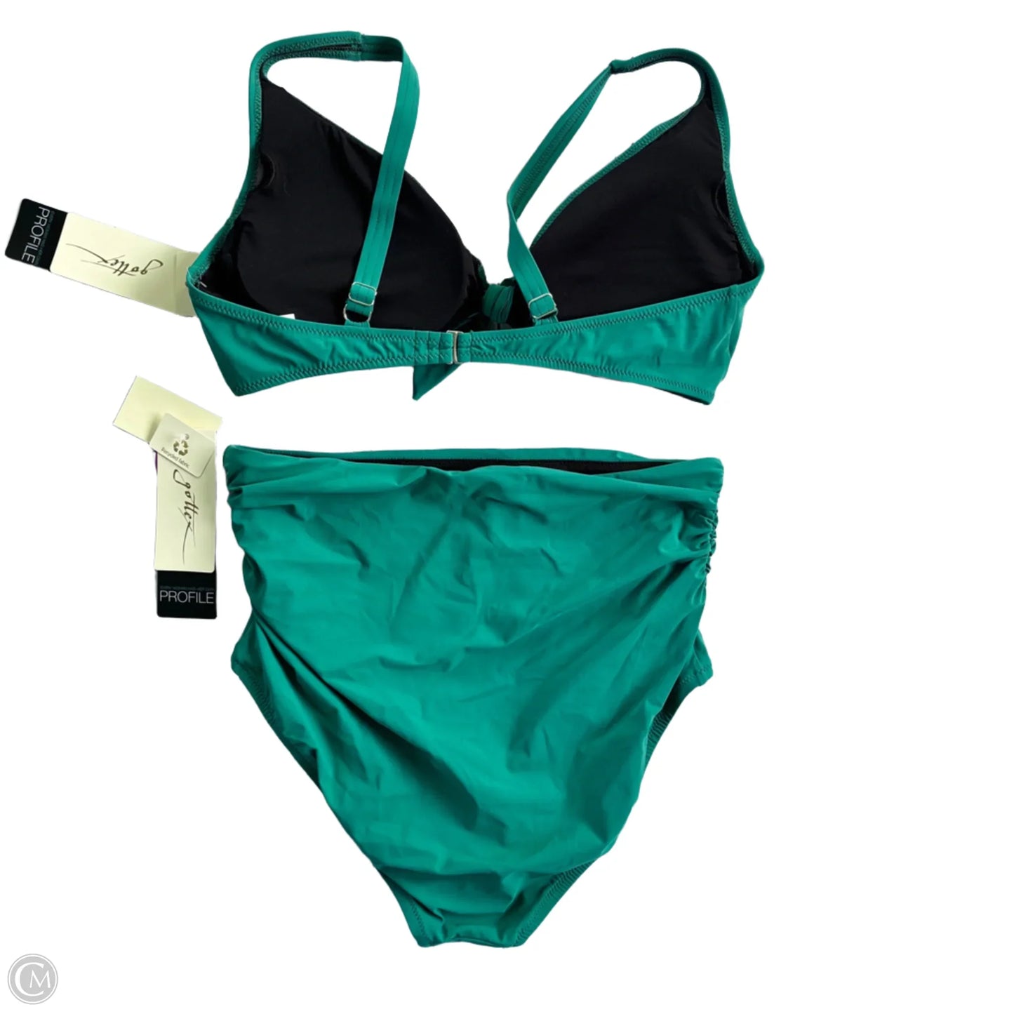 Swimsuit 2pc By Gottex In Green, Size: L
