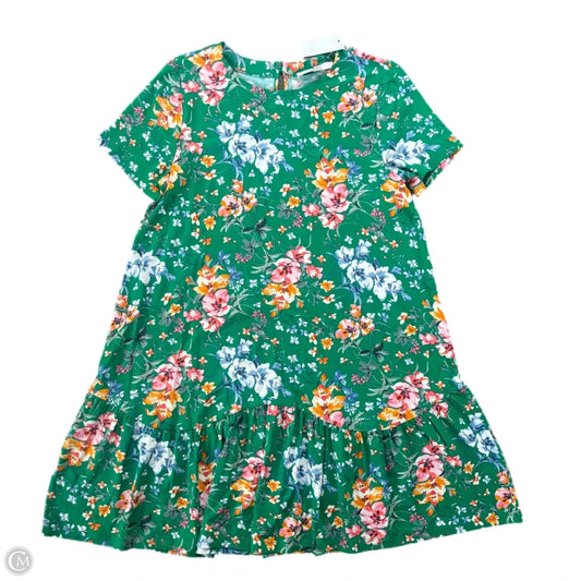 Dress Casual Midi By Loft In Floral Print, Size: M