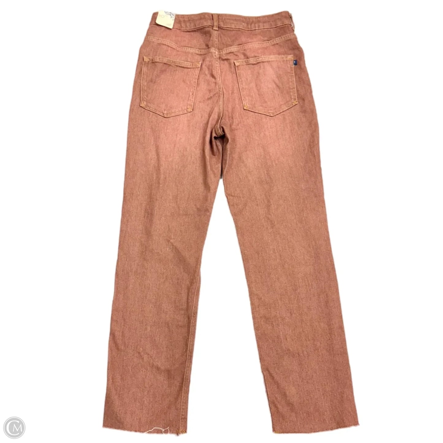Jeans Straight By Pilcro In Brown Denim, Size: 10