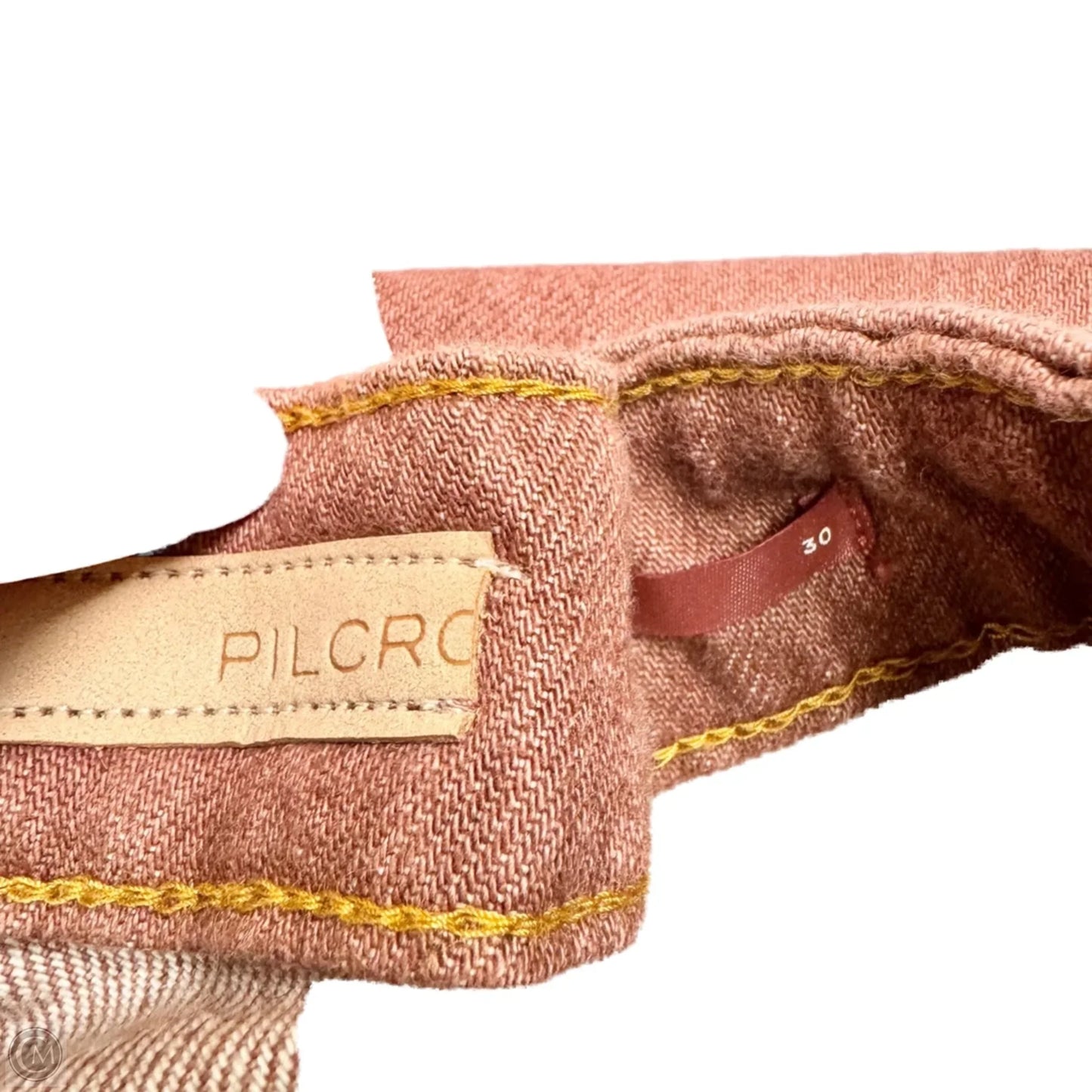 Jeans Straight By Pilcro In Brown Denim, Size: 10