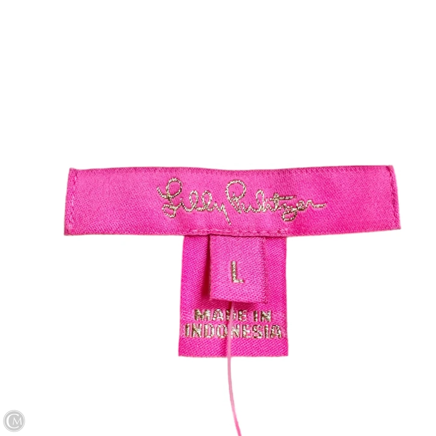 Top 3/4 Sleeve Designer By Lilly Pulitzer In Yellow, Size: L