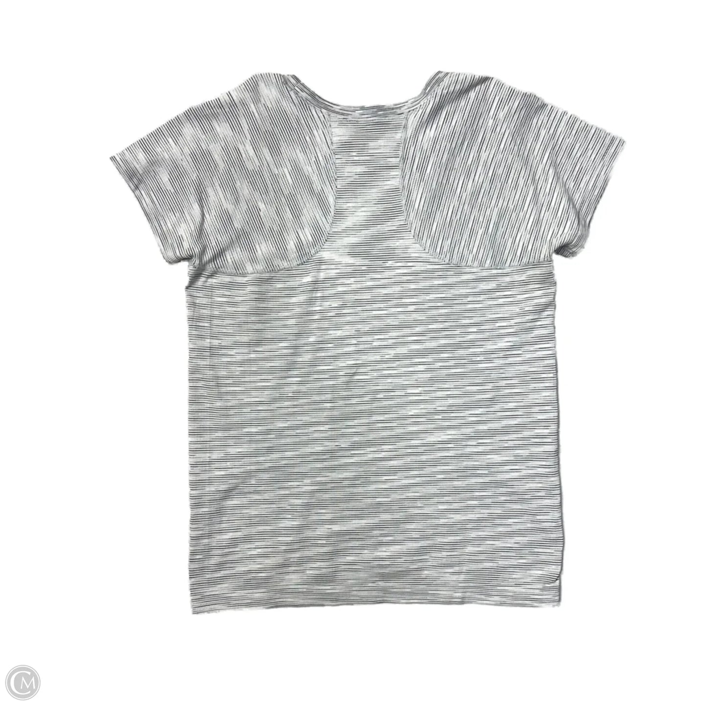 Athletic Top Short Sleeve By Athleta In Grey, Size: Xl