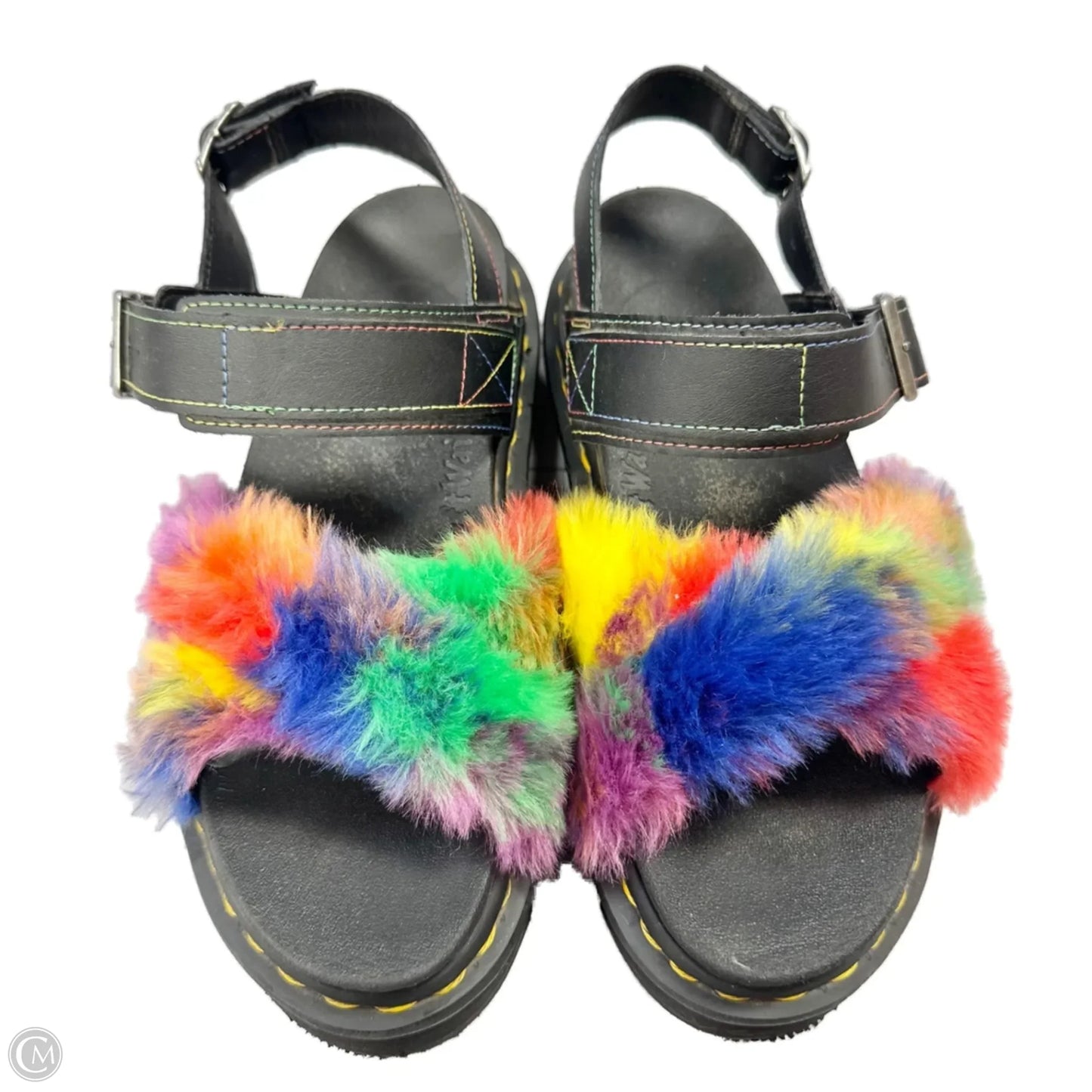 Sandals Flats By Dr Martens In Black, Size: 9