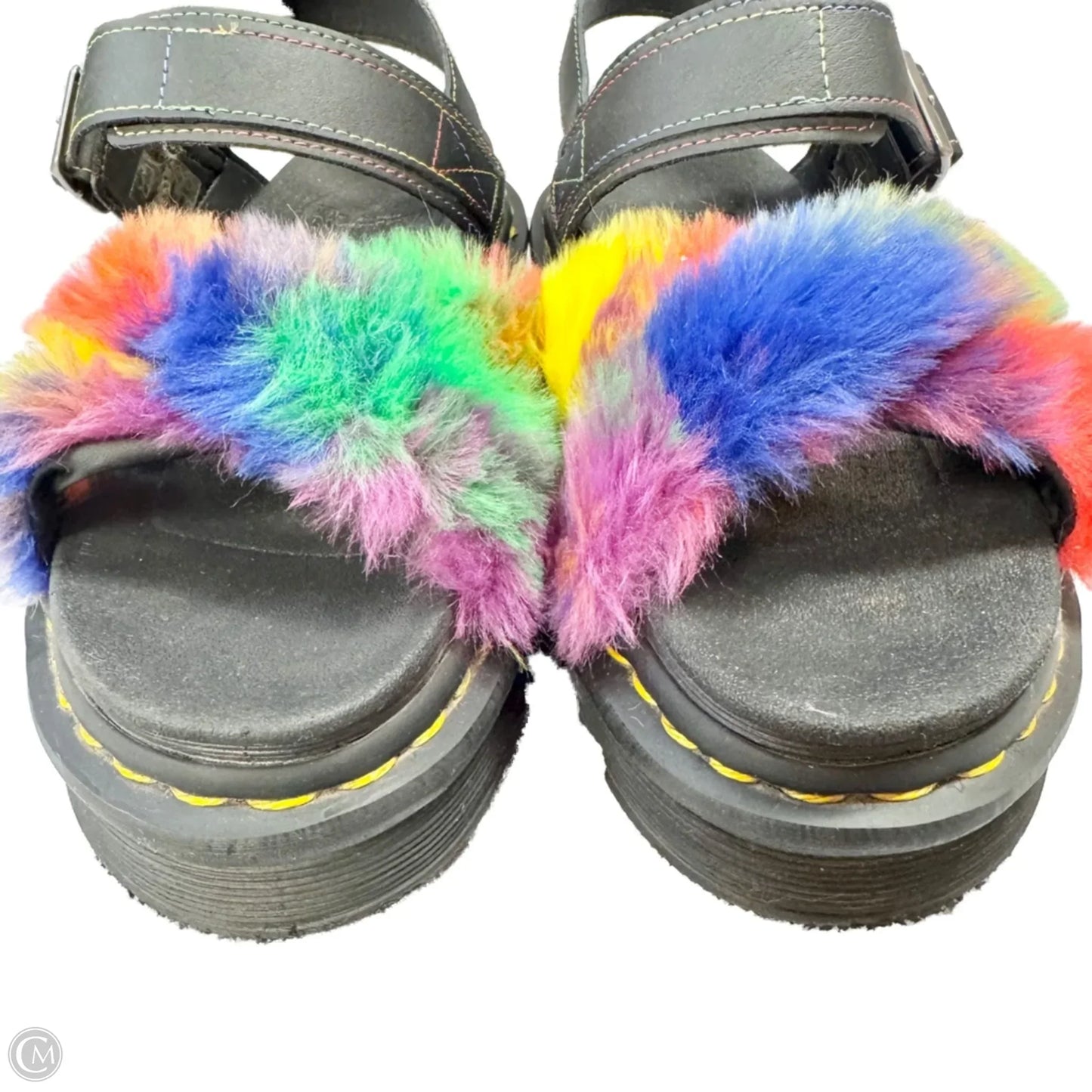 Sandals Flats By Dr Martens In Black, Size: 9