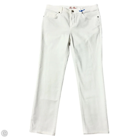Jeans Luxury Designer By Loro Piana In White Denim, Size: 8