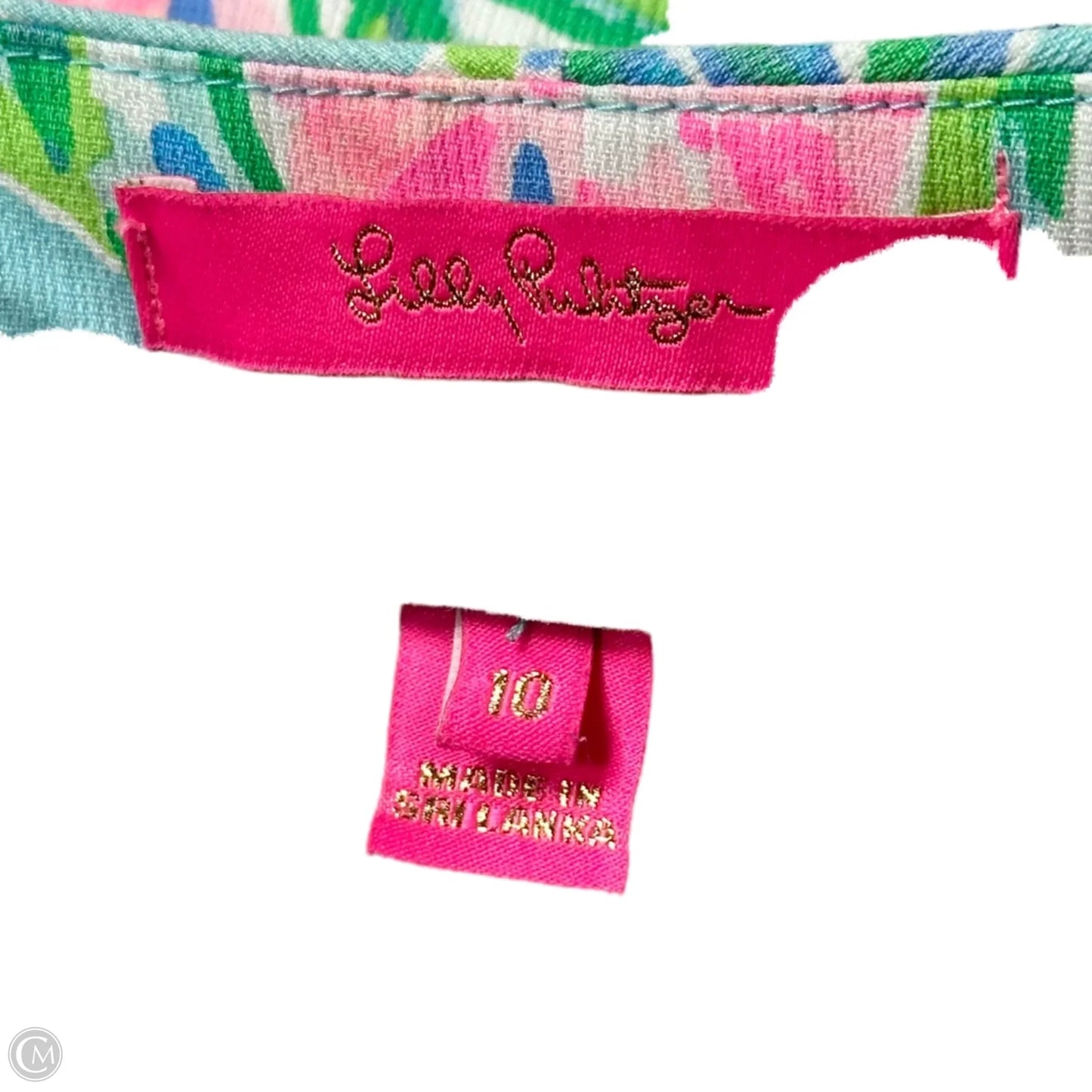 Skort Designer By Lilly Pulitzer In Blue & Pink, Size: 10