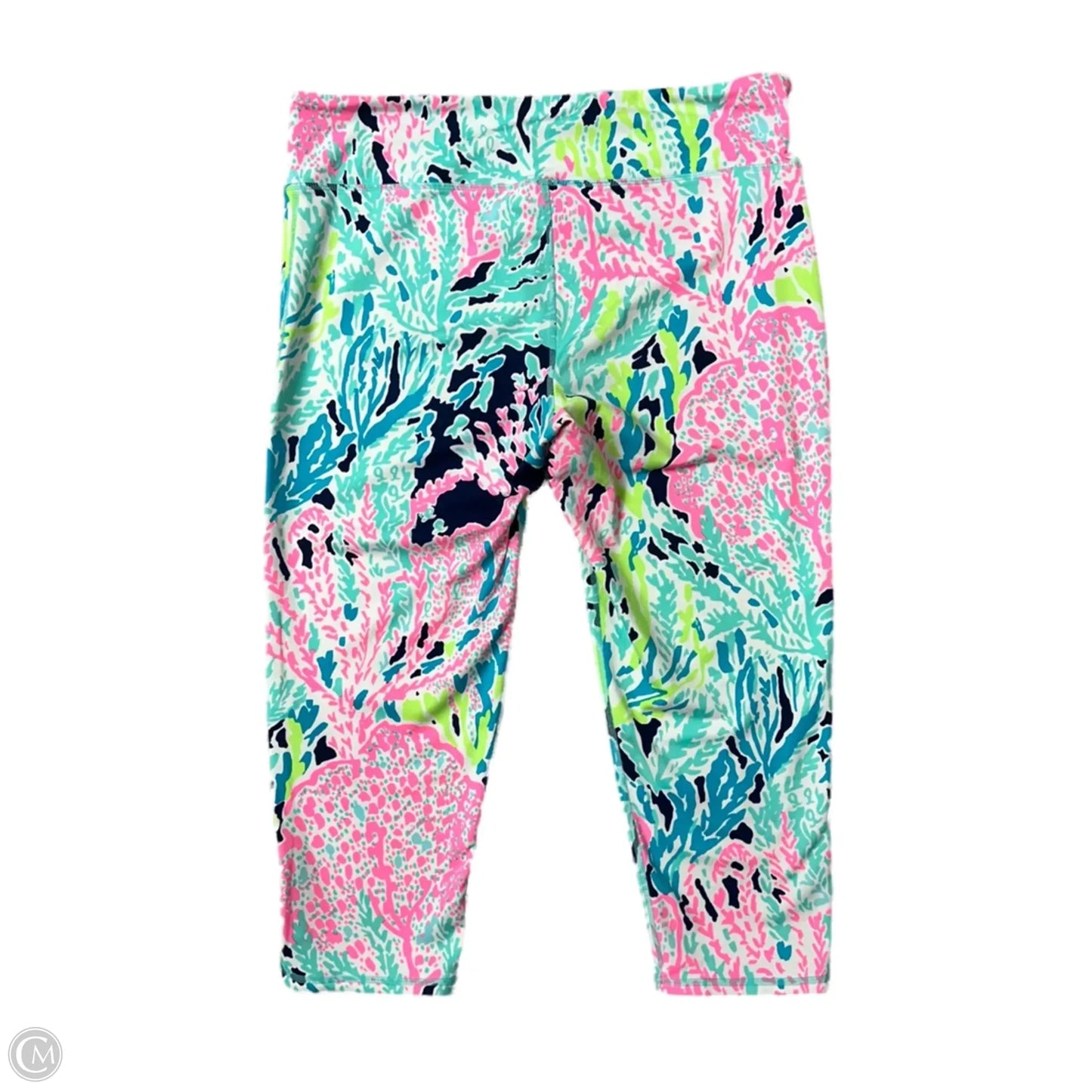 Pants Designer By Lilly Pulitzer In Blue & Pink, Size: Xl