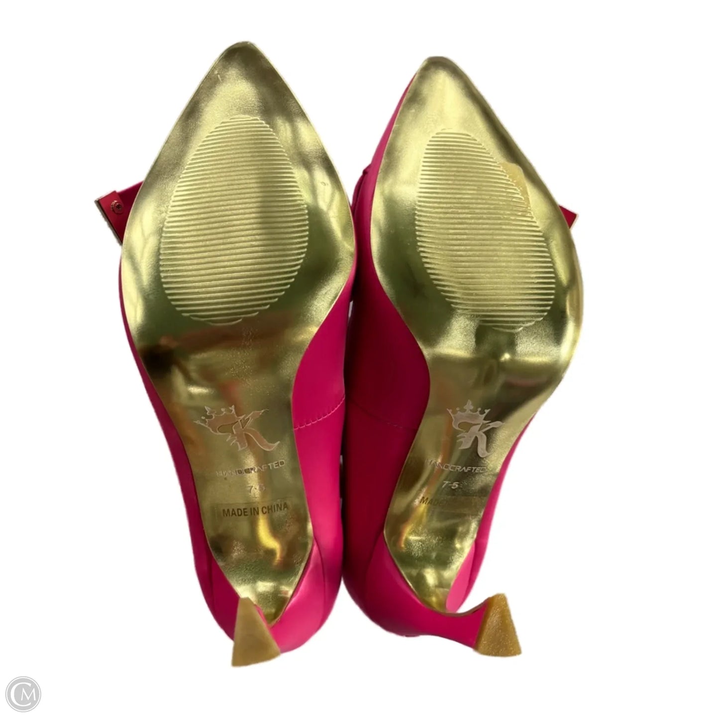 Shoes Heels Stiletto By Krown Kouture In Pink, Size: 7.5