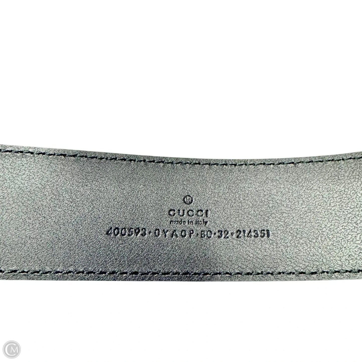 Belt Luxury Designer By Gucci, Size: Small