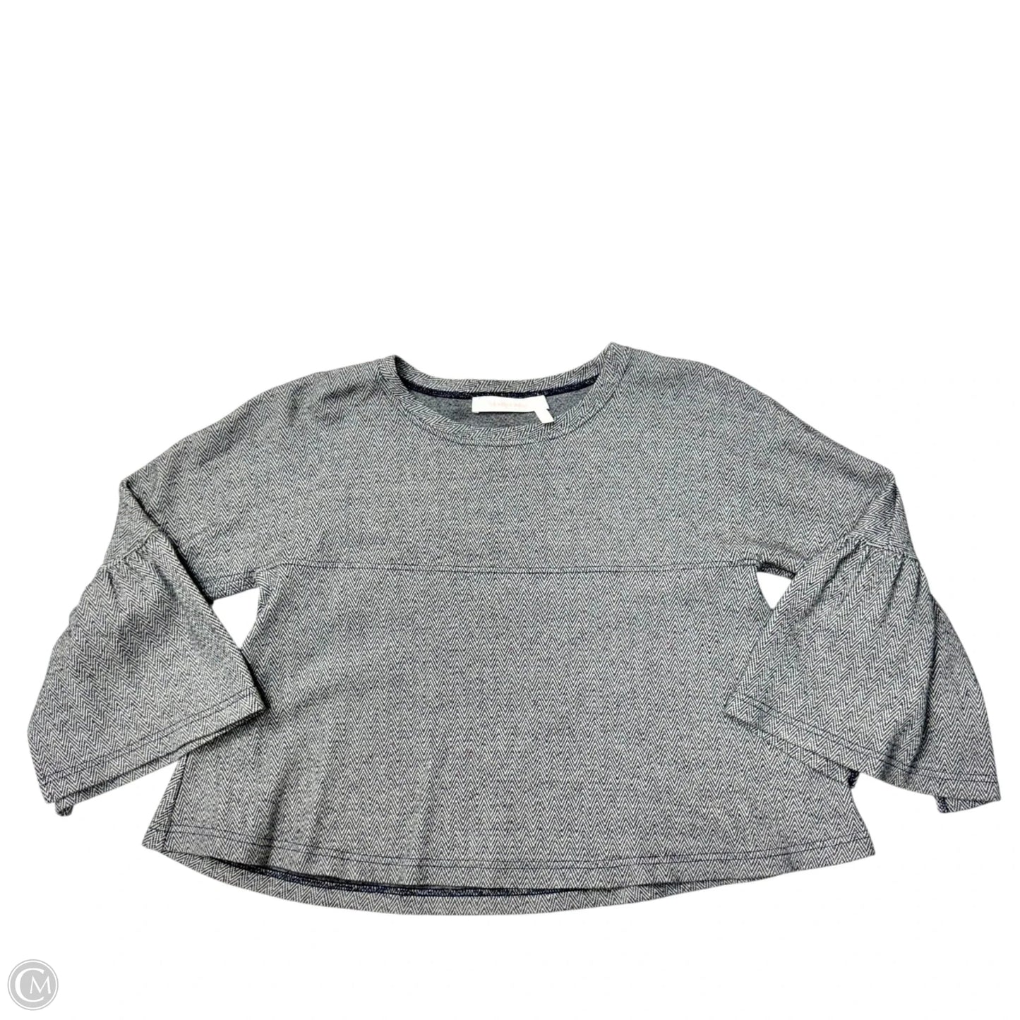 Top 3/4 Sleeve Designer By See By Chloe In Chevron Pattern, Size: M