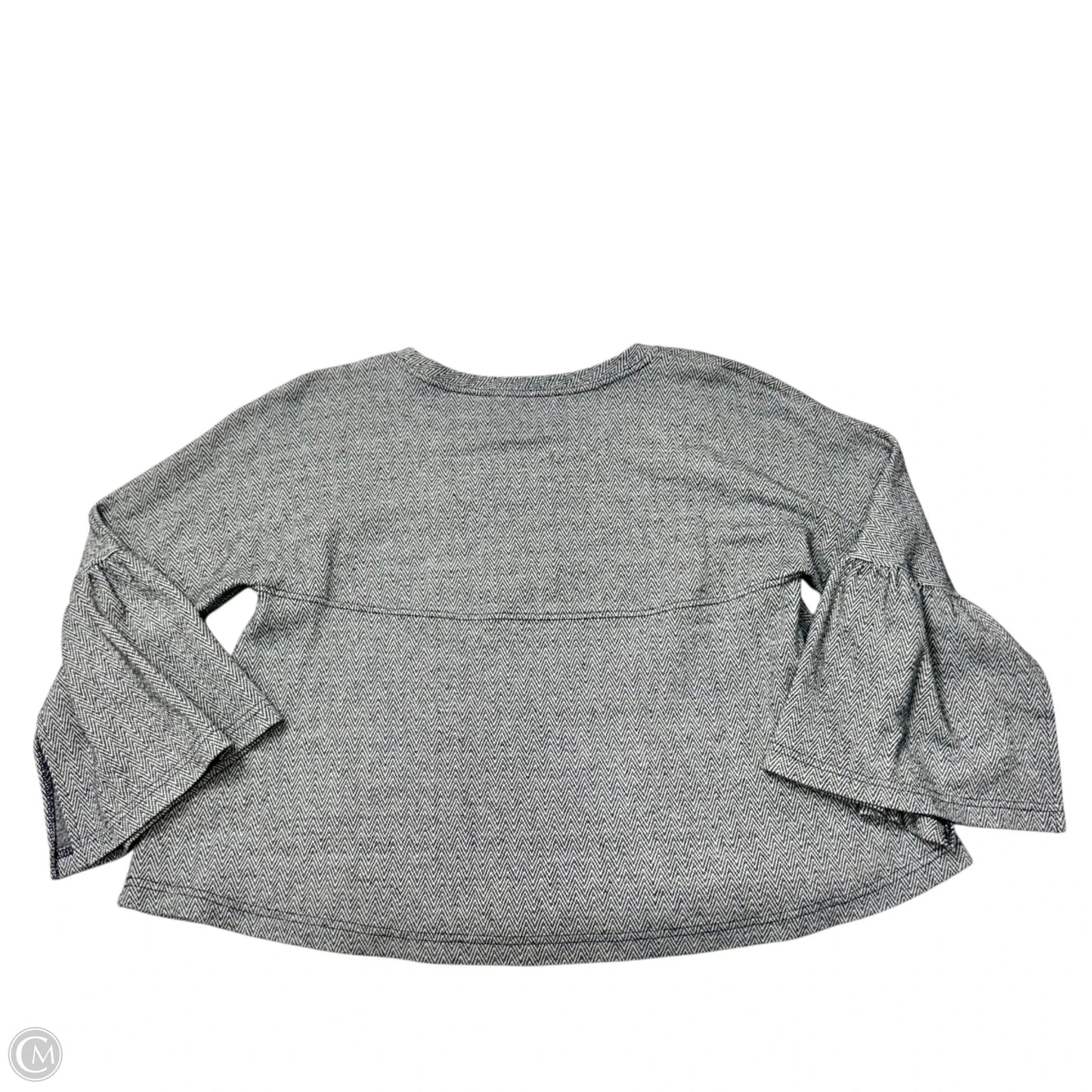 Top 3/4 Sleeve Designer By See By Chloe In Chevron Pattern, Size: M