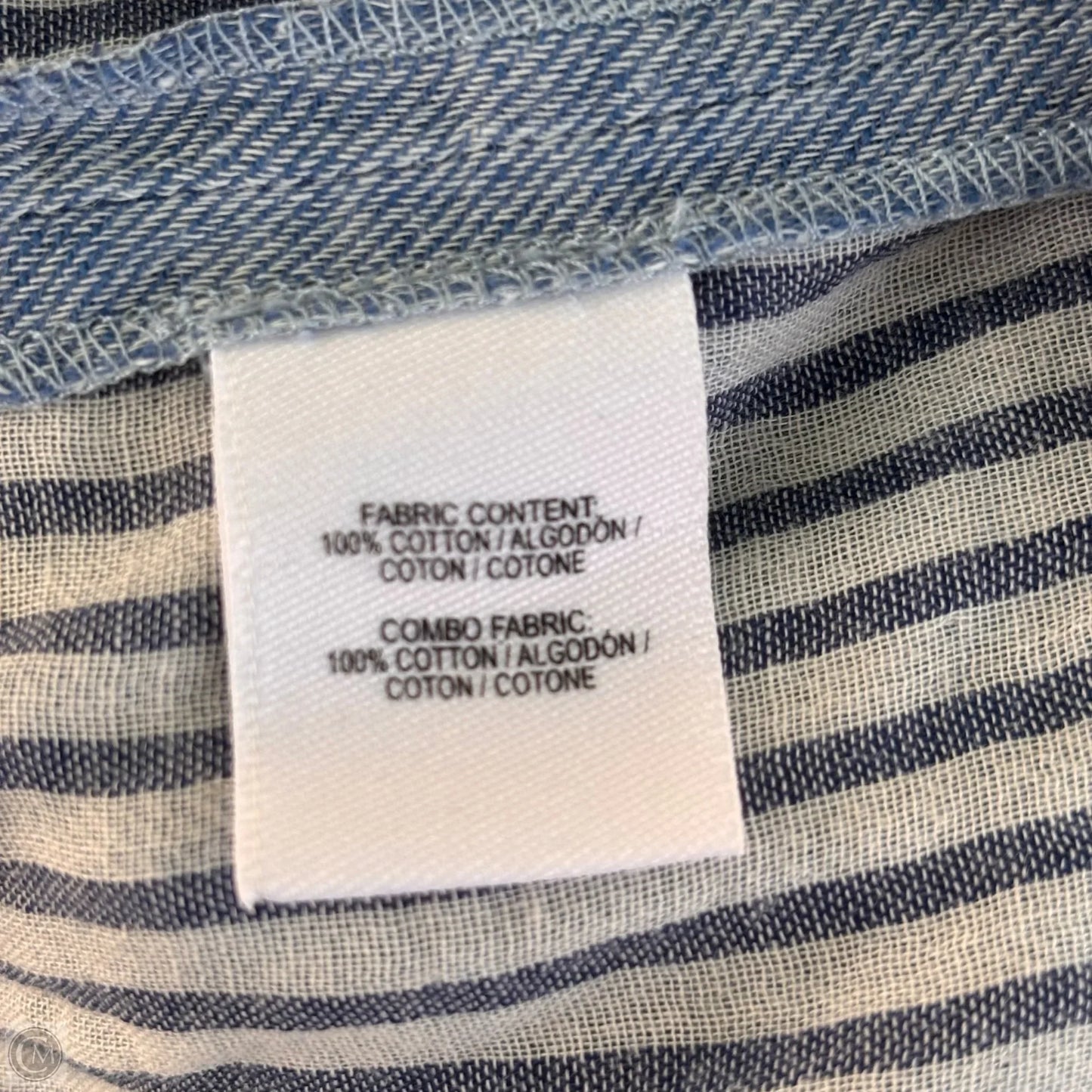 Top Long Sleeve Designer By Derek Lam In Blue, Size: S