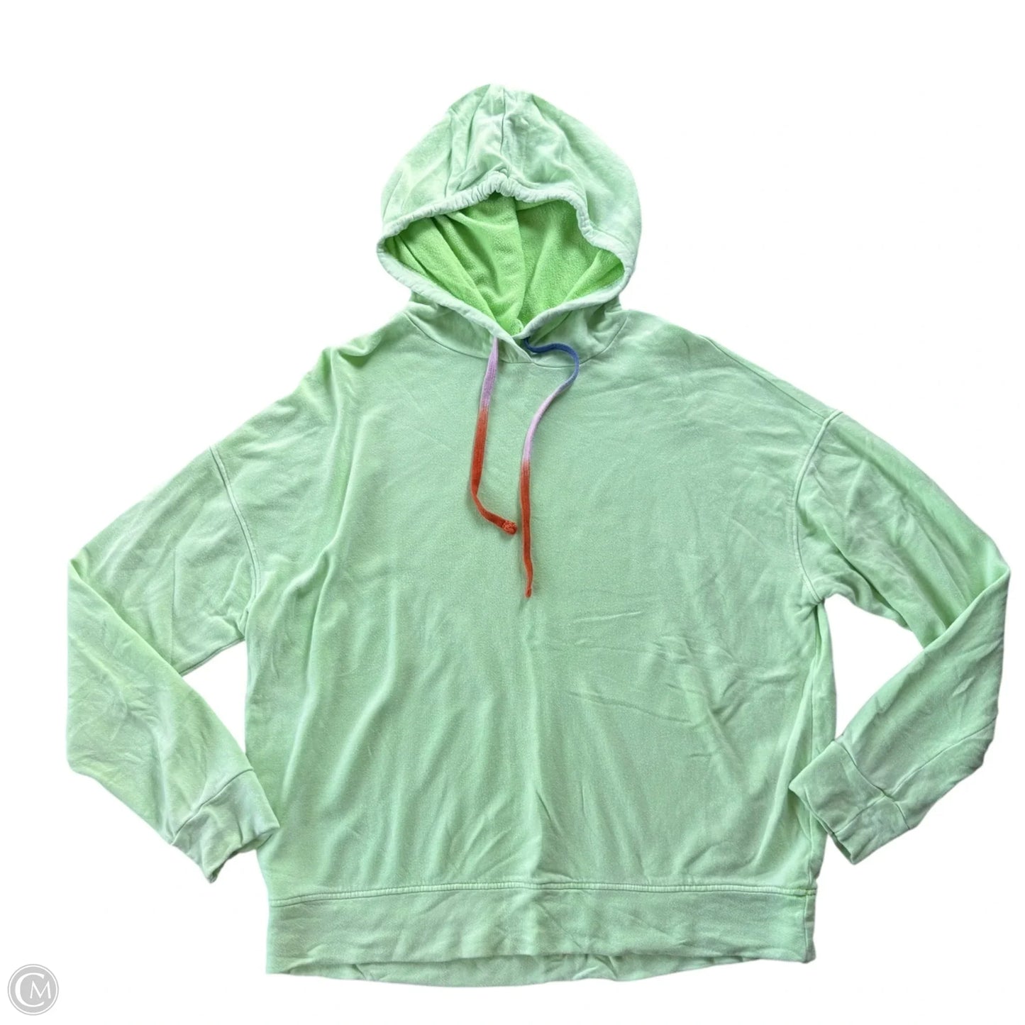 Sweatshirt Hoodie By Sundry In Green, Size: M