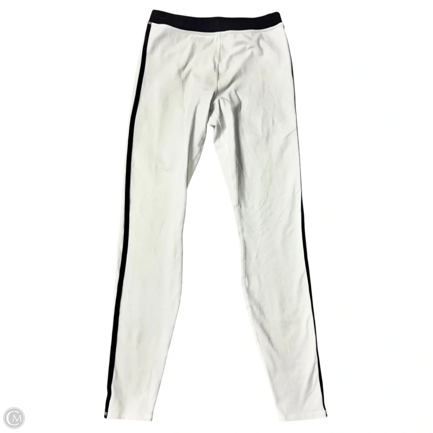 Athletic Leggings By Alo In Black & White, Size: M