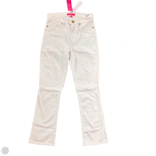 Jeans Designer By Lilly Pulitzer In White, Size: 2