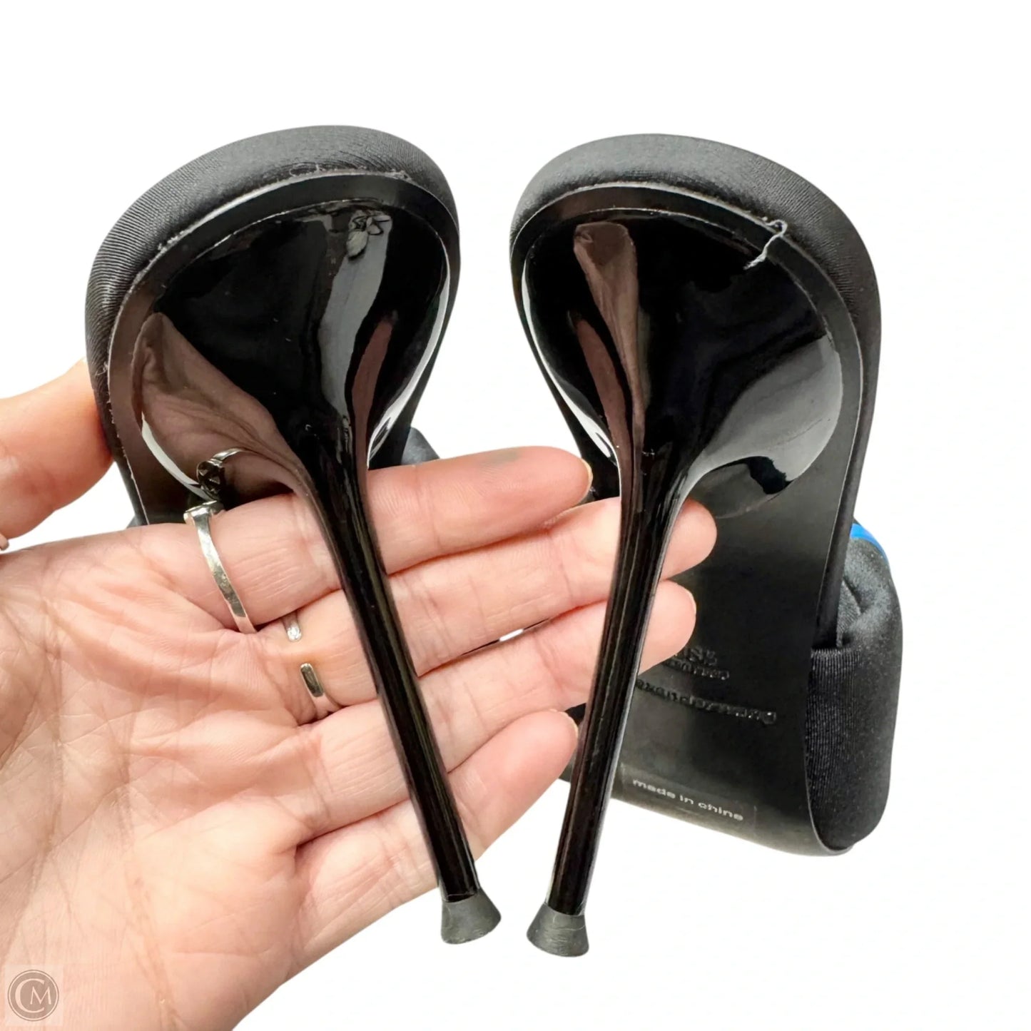 Sandals Luxury Designer By Alexander Wang In Black, Size: 8