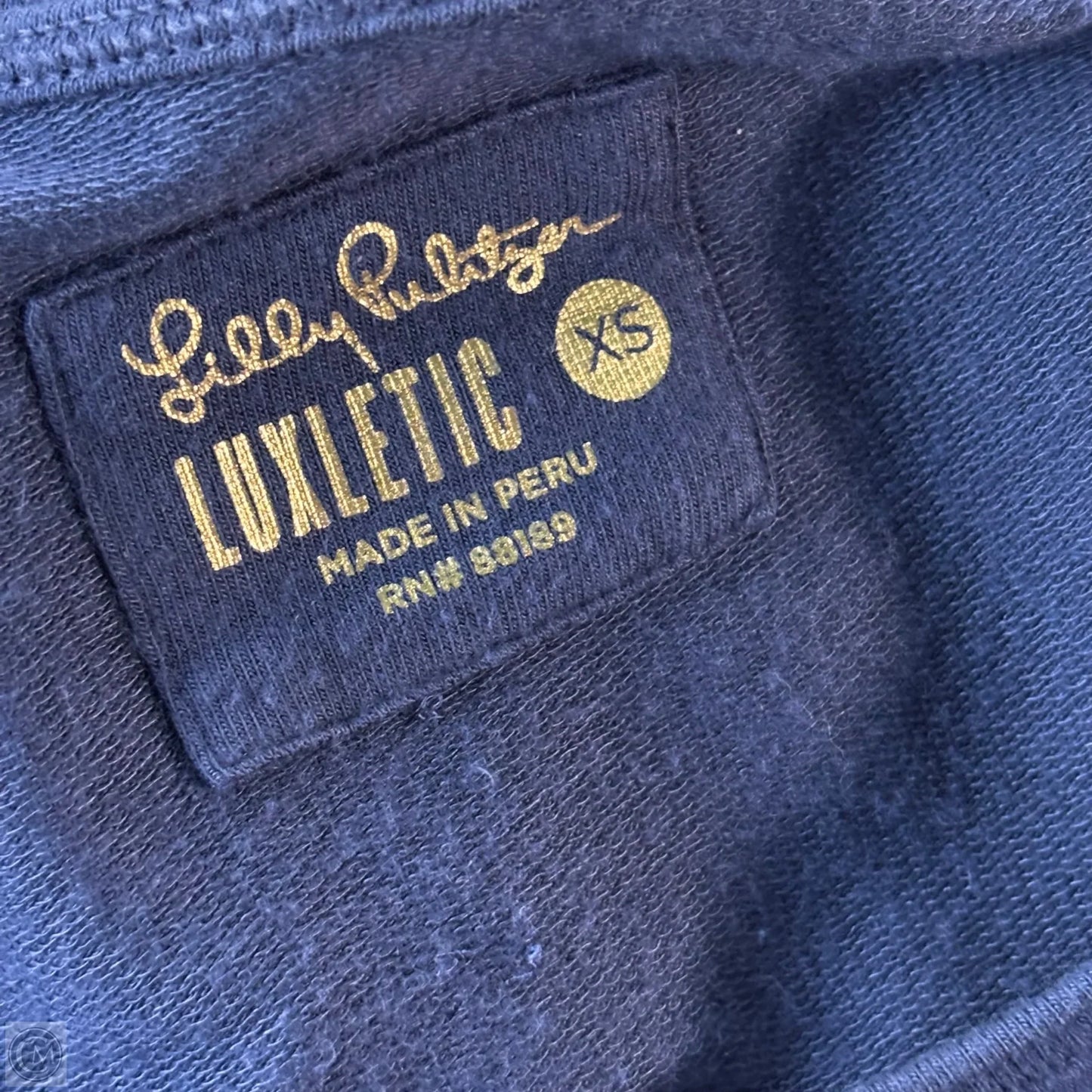 Top Long Sleeve Designer By Lilly Pulitzer In Navy, Size: Xs