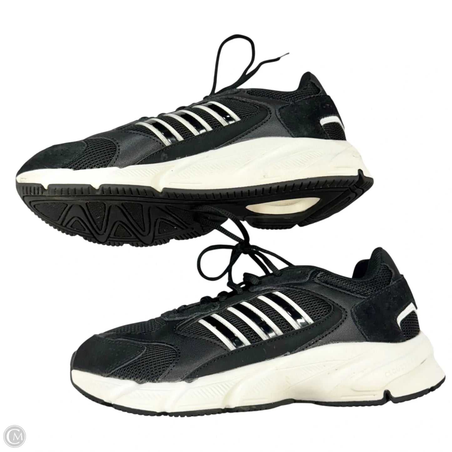 Shoes Athletic By Adidas In Black & White, Size: 9.5