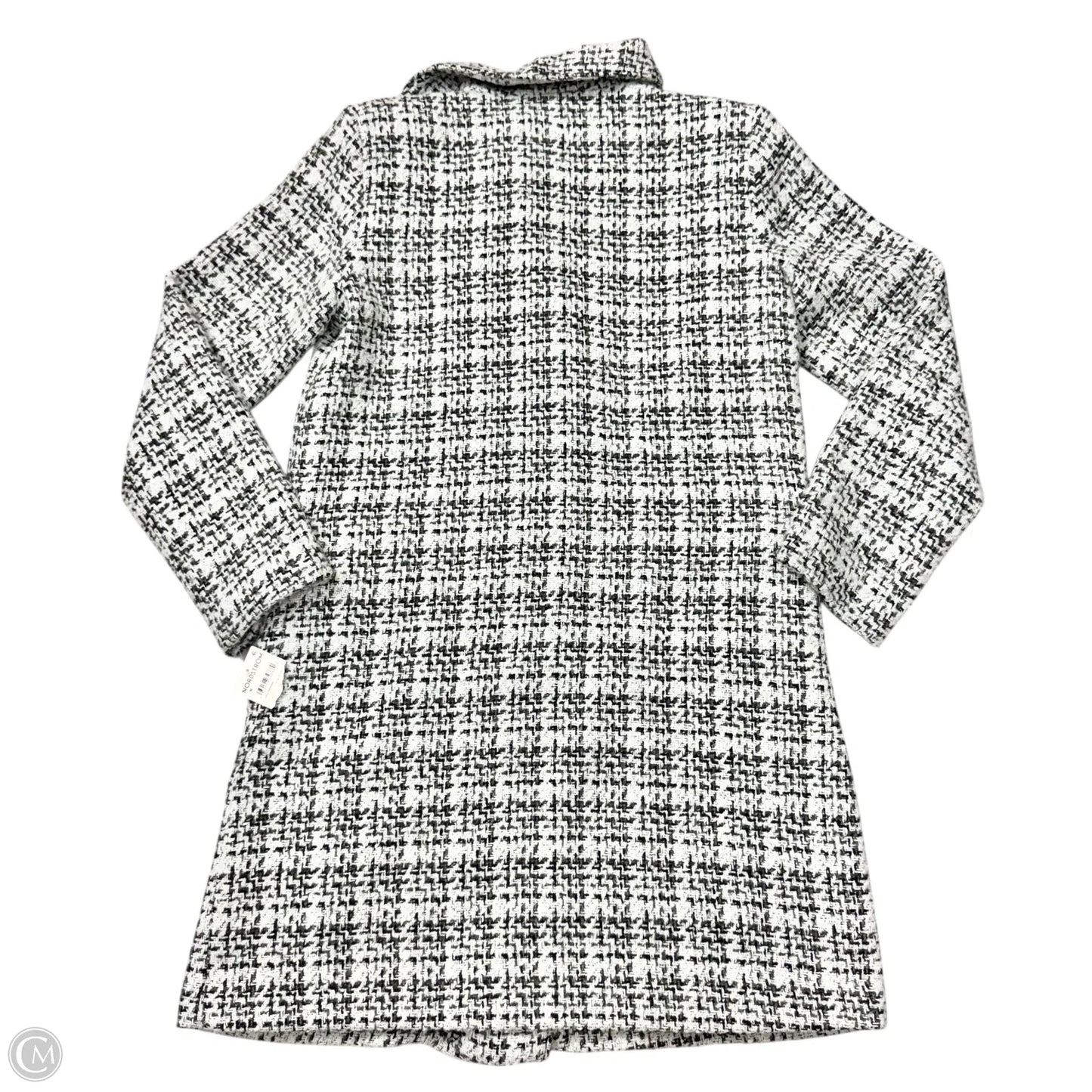 Coat Other By Halogen In Black & White, Size: M