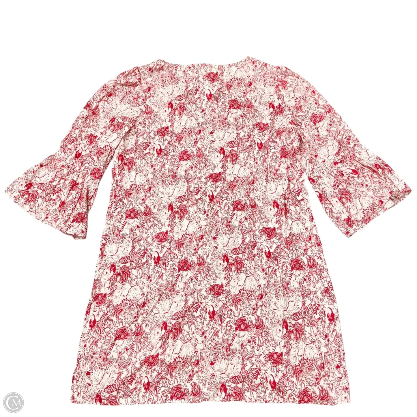 Tunic Designer By Lilly Pulitzer In Pink & White, Size: XL