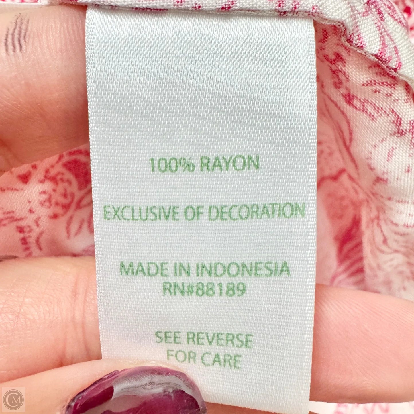 Tunic Designer By Lilly Pulitzer In Pink & White, Size: XL