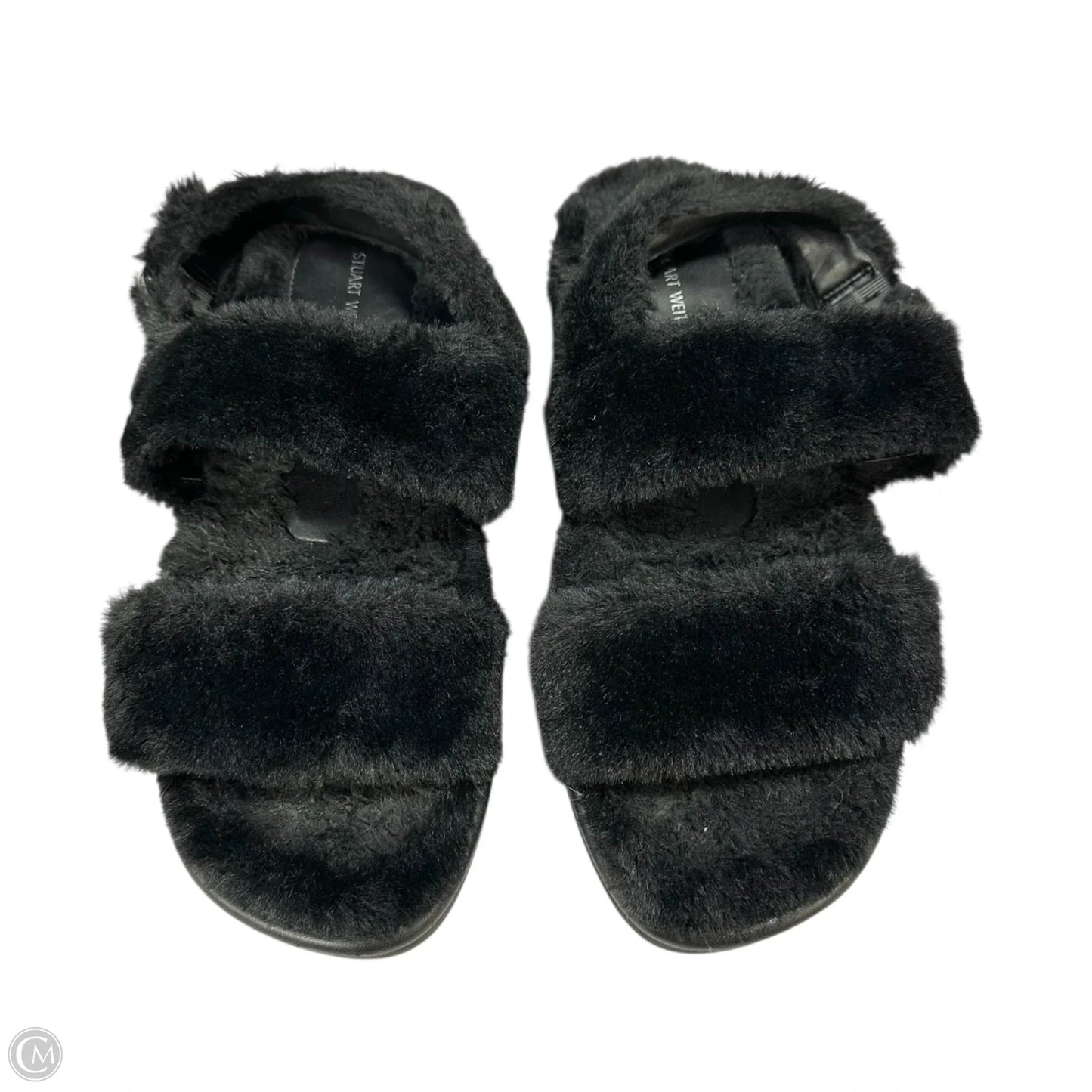 Sandals Designer By Stuart Weitzman In Black, Size: 9.5