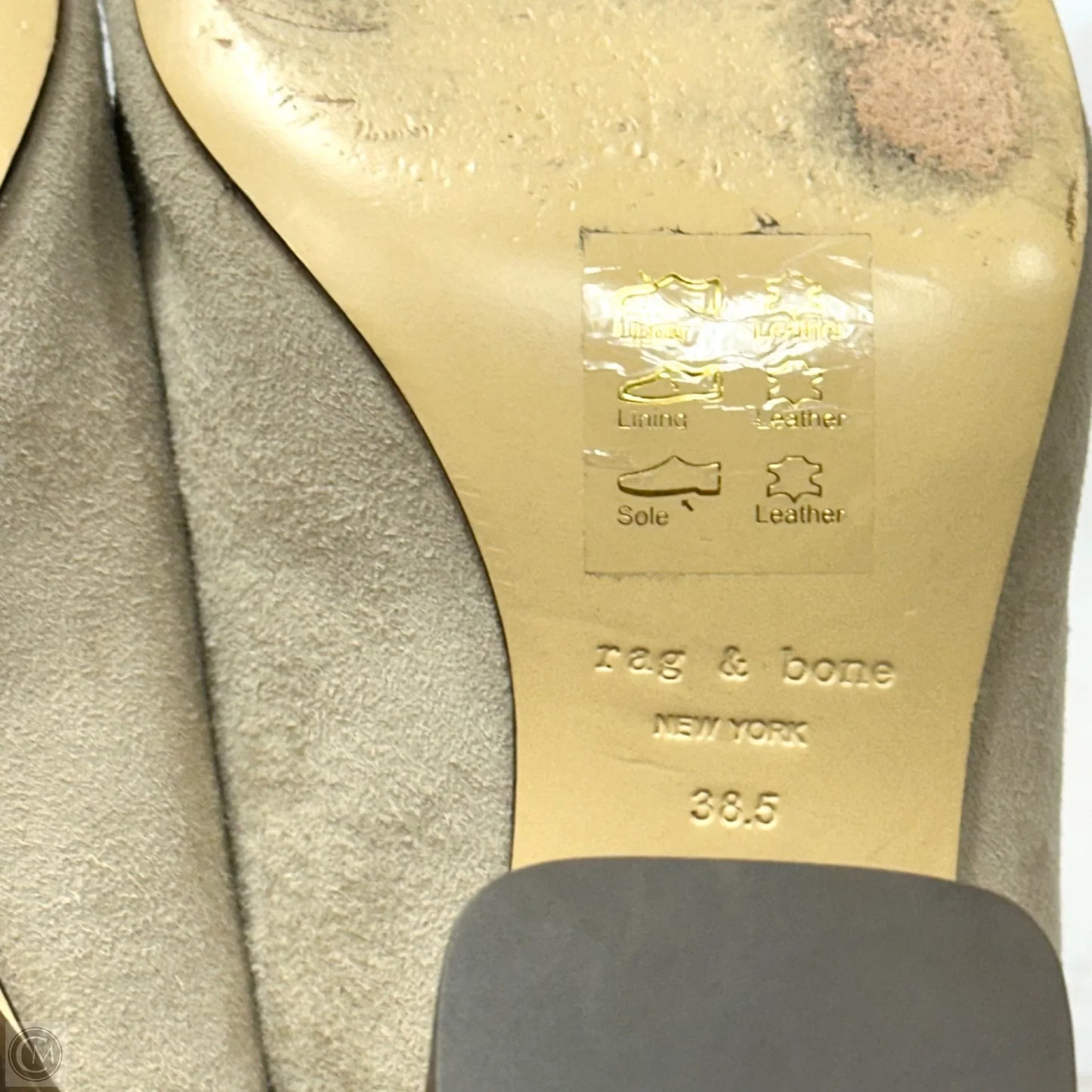 Shoes Heels Block By Rag And Bone In Taupe, Size: 8