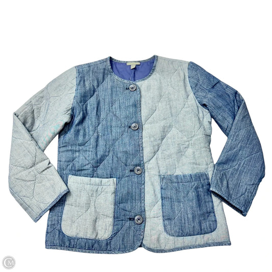 Jacket Denim By Style And Company In Blue Denim, Size: Xs