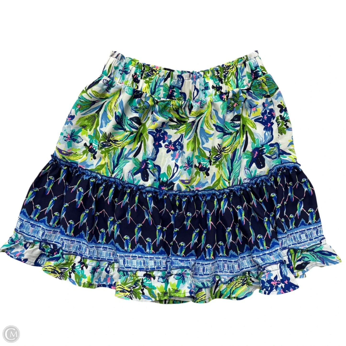 Skirt Designer By Lilly Pulitzer In Blue & Green, Size: S