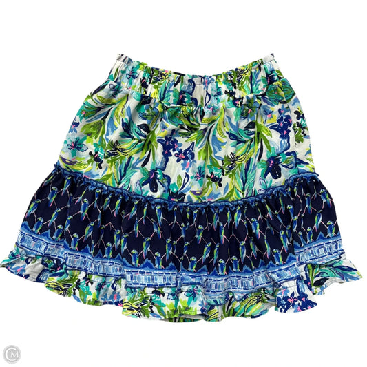 Skirt Designer By Lilly Pulitzer In Blue & Green, Size: S