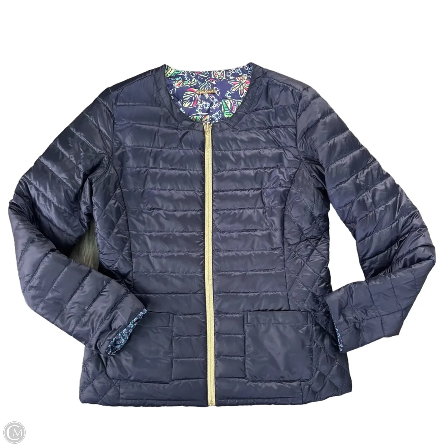 Jacket Designer By Lilly Pulitzer In Navy, Size: M