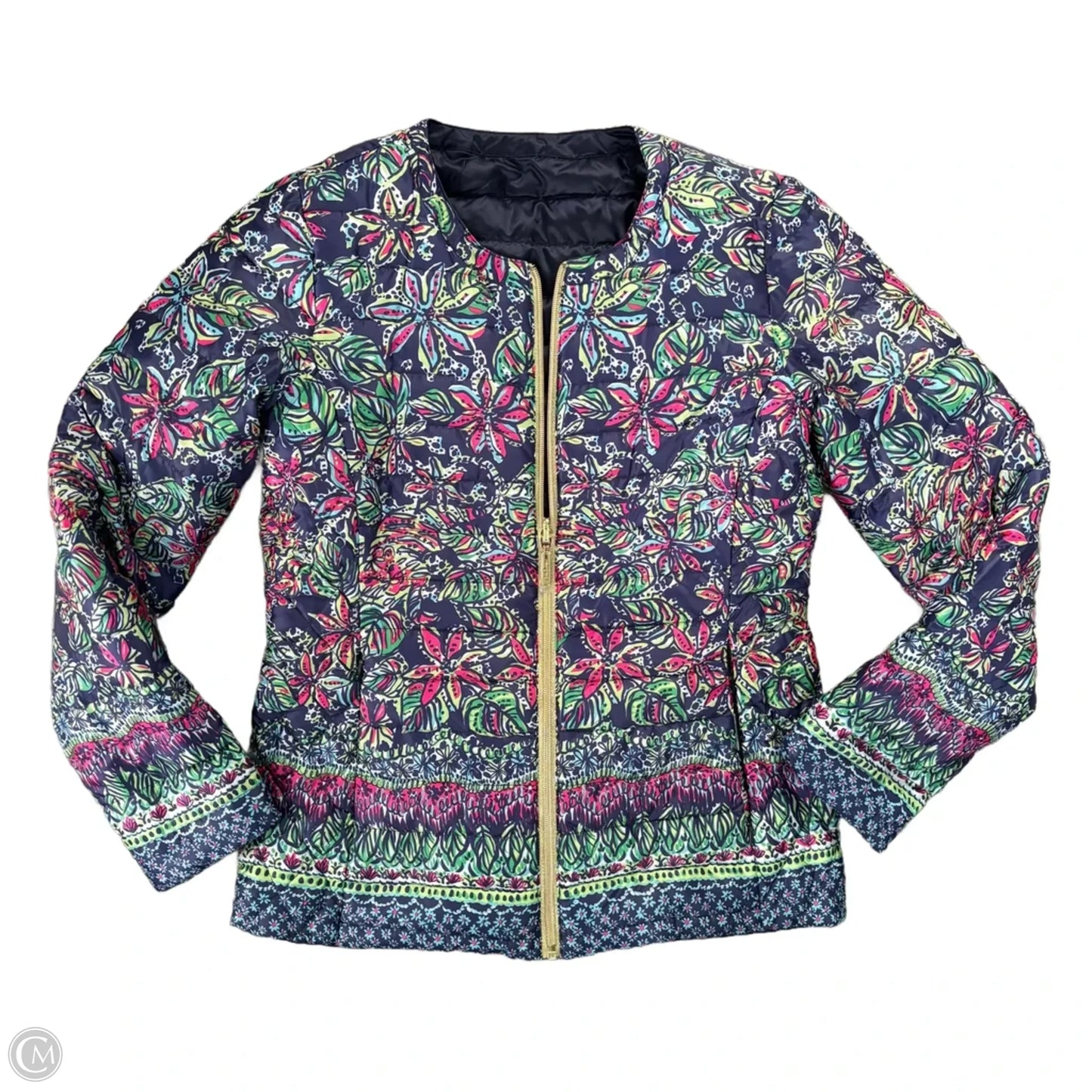 Jacket Designer By Lilly Pulitzer In Navy, Size: M