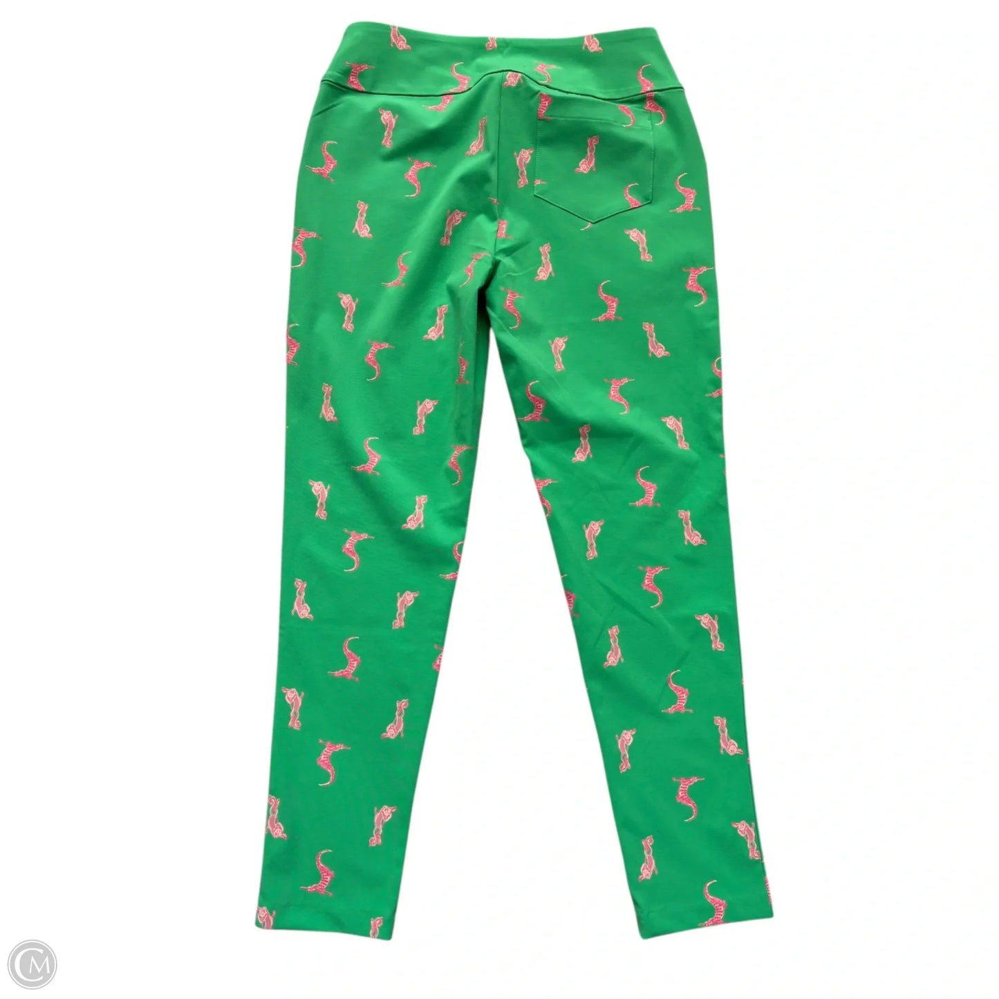 Pants Designer By Lilly Pulitzer In Green & Pink, Size: 6