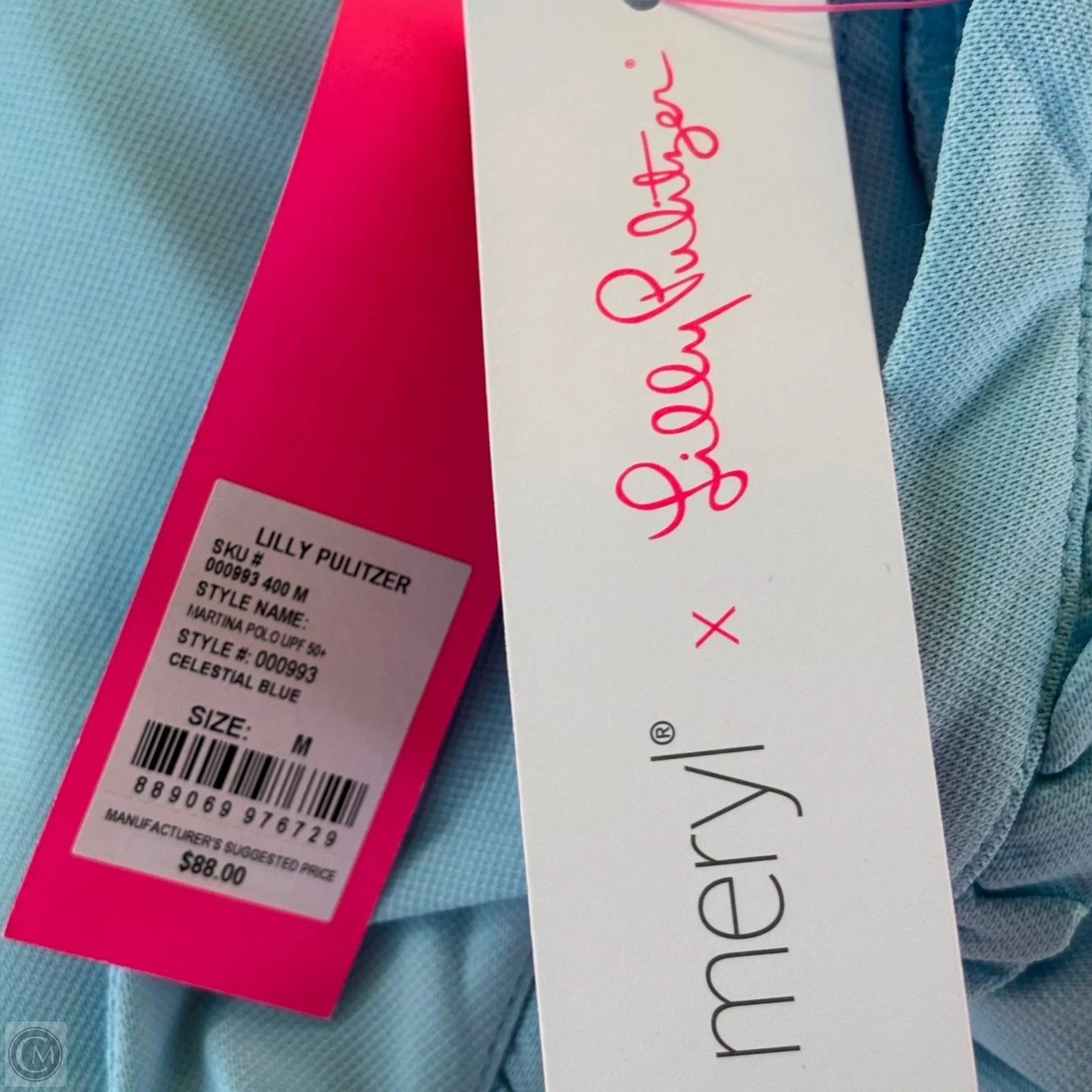 Top Sleeveless Designer By Lilly Pulitzer In Blue, Size: M