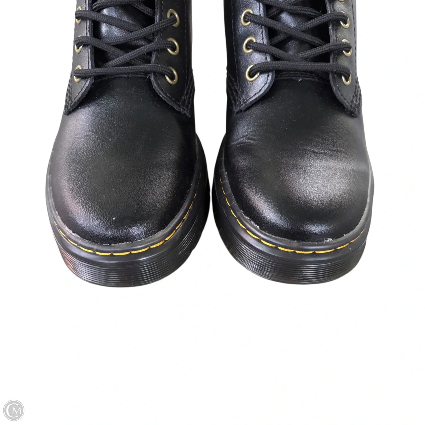 Boots Leather By Dr Martens In Black, Size: 7