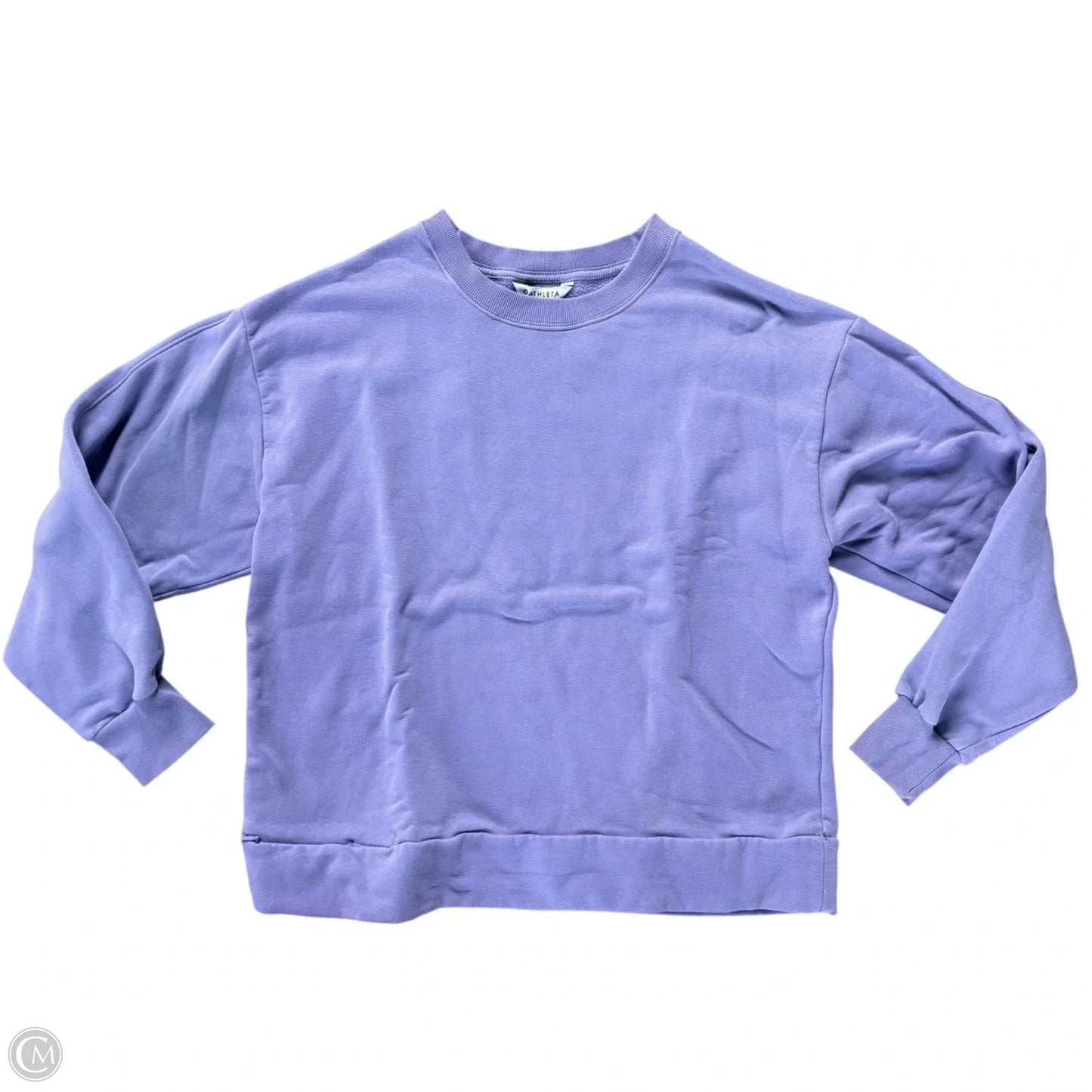 Athletic Sweatshirt Crewneck By Athleta In Purple, Size: M